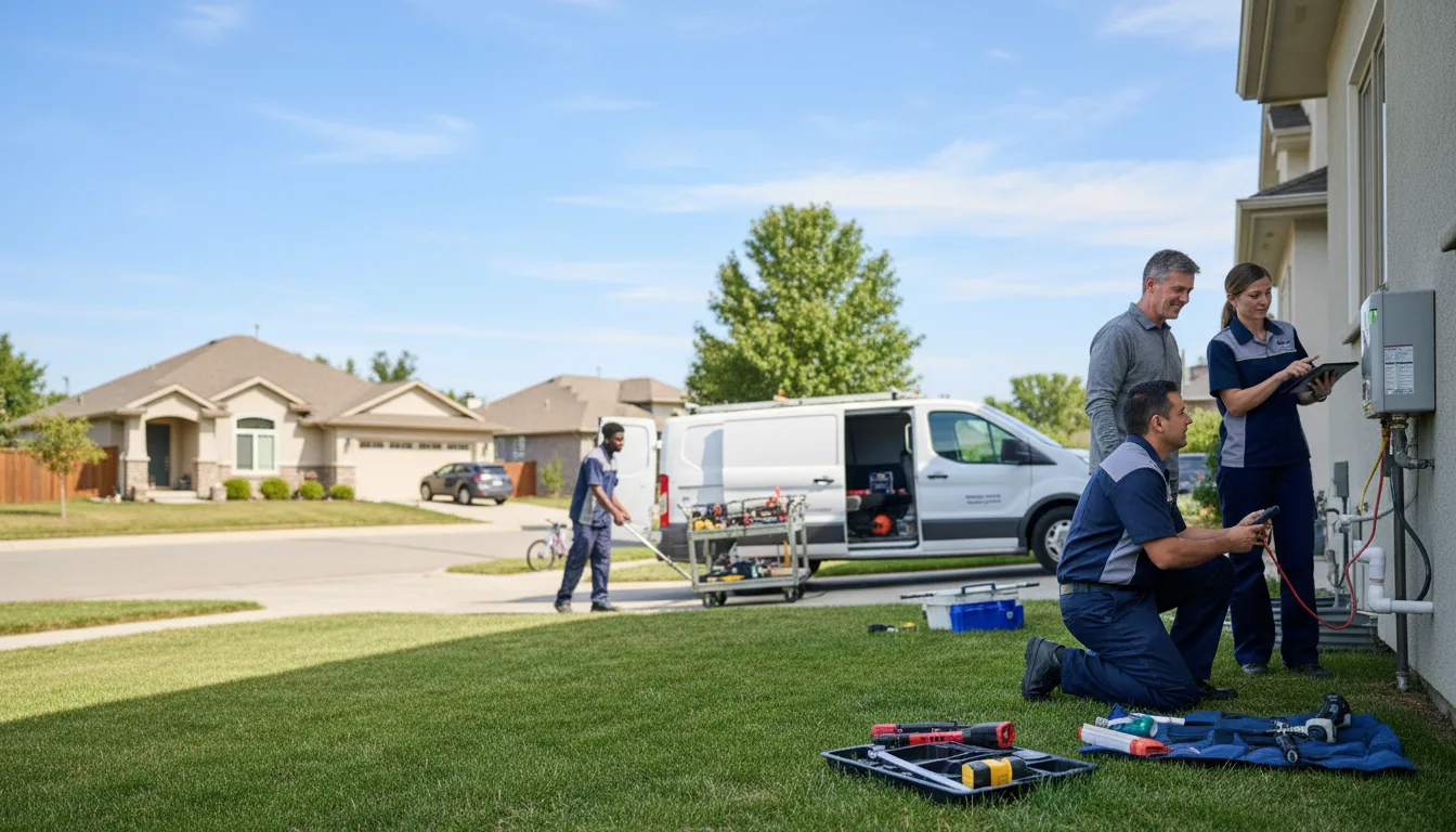Tankless water heater service in Orange, VA